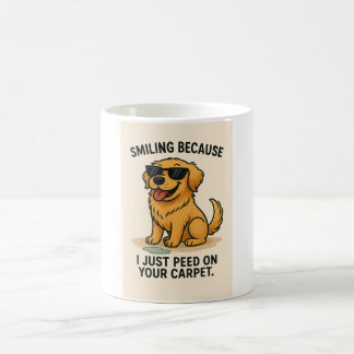 Rolig Golden Retriever-mugg  Kaffemugg