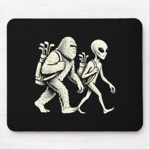 Rolig Golf Bigfoot Sasquatch Utomjording Ufo Golfa Musmatta