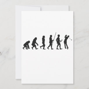 Rolig Golf Evolution av människan Golfhistoria Inbjudningar