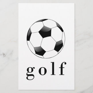 Rolig Golf Fotboll T-Shirt för Sport