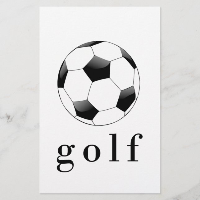 Rolig Golf Fotboll T-Shirt för Sport (Framsida)