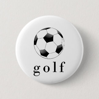 Rolig Golf Fotboll T-Shirt för Sport Knapp