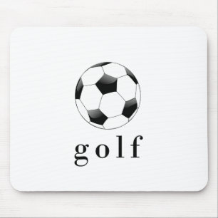 Rolig Golf Fotboll T-Shirt för Sport Musmatta