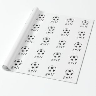 Rolig Golf Fotbollströja Presentpapper