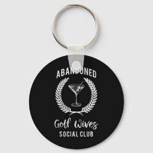 Rolig Golf Fru Golf Mamma Övergivna Golf Fruar Soc Nyckelring