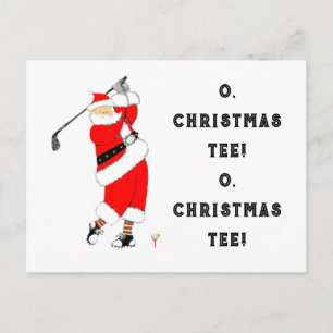 Rolig golf jul helg vykort