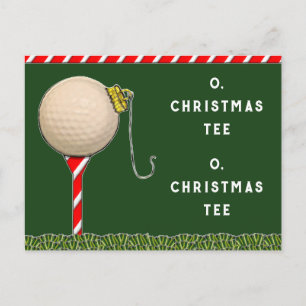 Rolig golf jul helg vykort