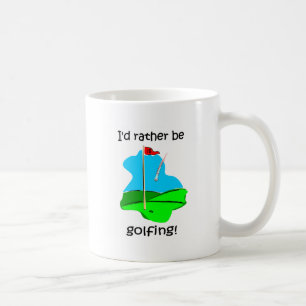 Rolig golf kaffemugg