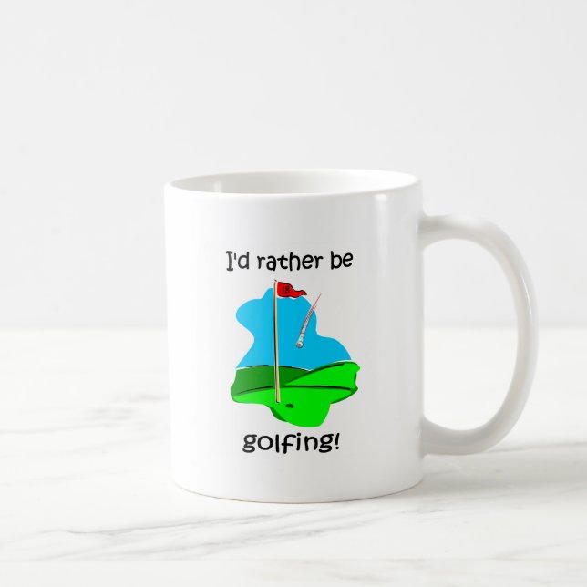 Rolig golf kaffemugg (Höger)