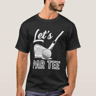 Rolig Golf Låt Oss Par Tee Retro Golfdesign
