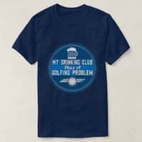 Rolig Golf - min dricka klubb har en golfspel