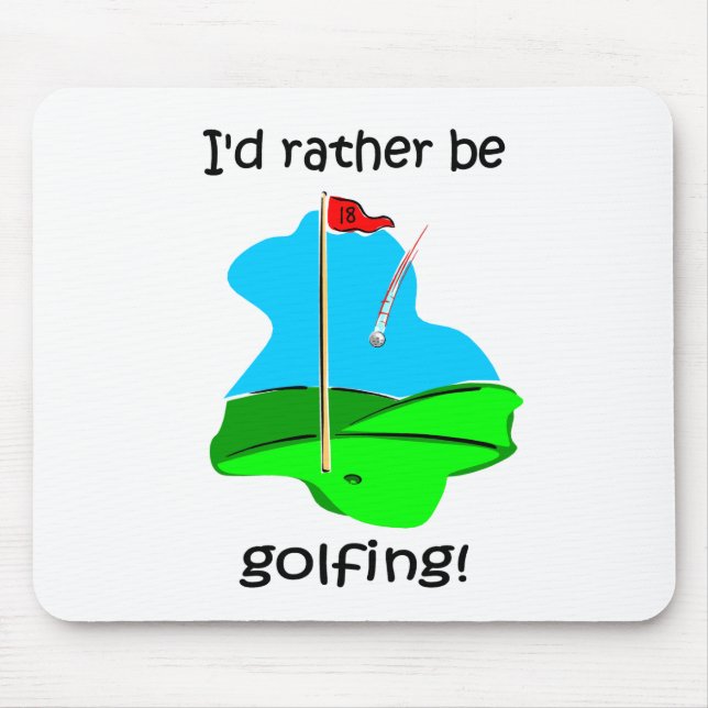 Rolig golf musmatta (Framsidan)