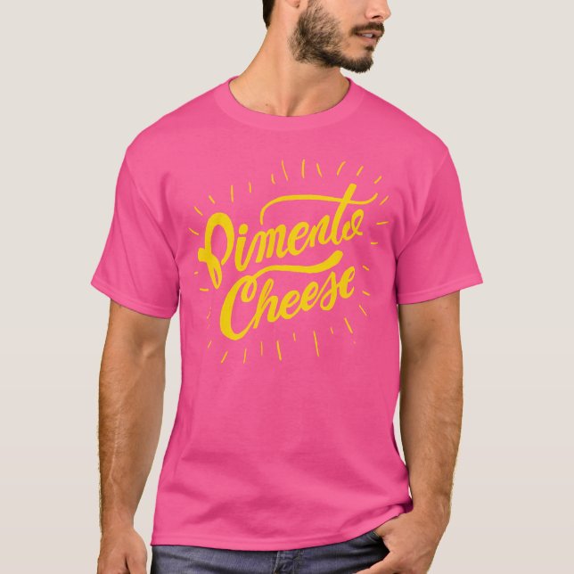 Rolig golf pimentoost t shirt (Framsida)