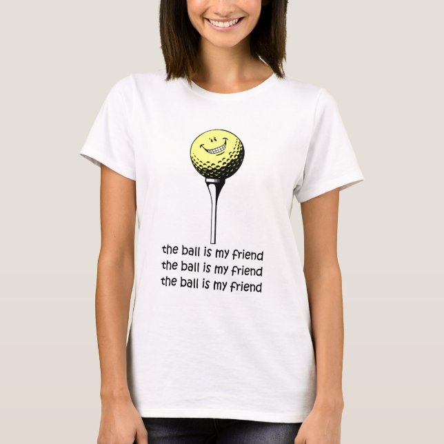 Rolig golf t-shirt (Framsida)
