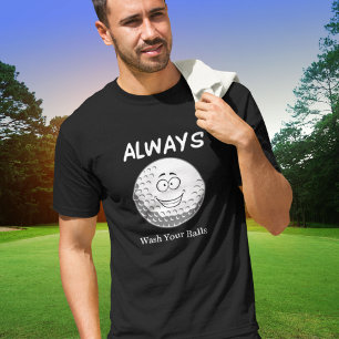 Rolig golf T-shirt med dubbeltydigheter för män