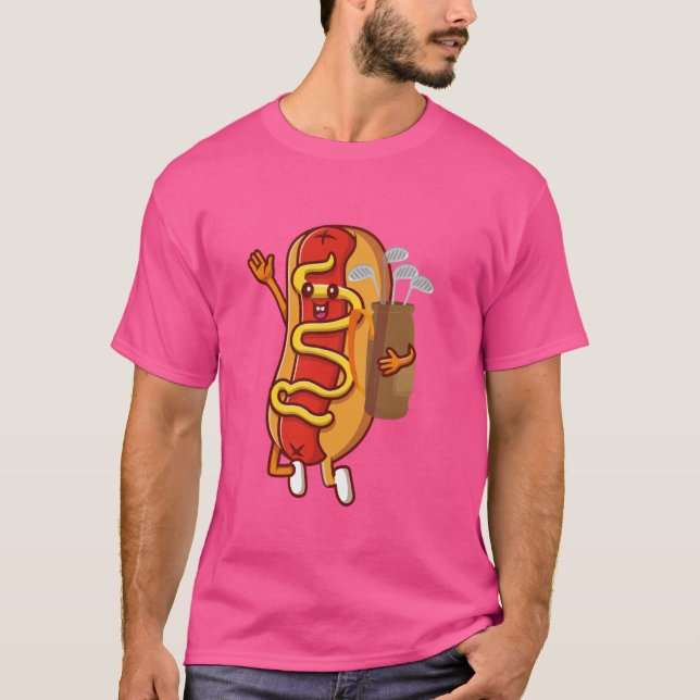 Rolig golf-te med sarkastisk slogan för t shirt (Framsida)