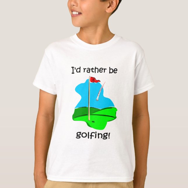 Rolig golf tee shirt (Framsida)