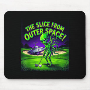 Rolig golfande utomjording the slice från yttre ry musmatta