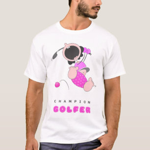 Rolig golfare för tecknad för babyGolf   rolig T-shirt