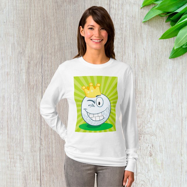 Rolig golfbollkung av golf t shirt (Skapare uppladdad)