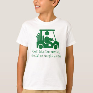 Rolig Golfgolfaregrönt lurar T-tröja Tee Shirt