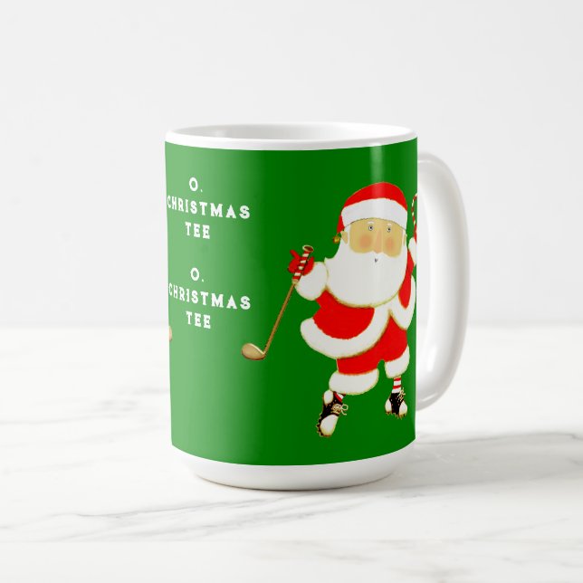 Rolig golfjul kaffemugg (Framsida höger)