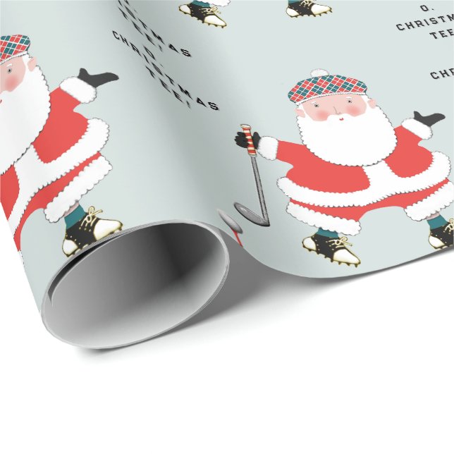 Rolig golfjul presentpapper (Rullad Hörn)