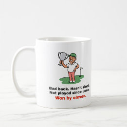 Rolig golfmugg: Vann med elva Kaffemugg