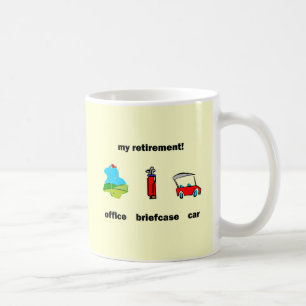Rolig golfpension kaffemugg