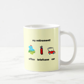 Rolig golfpension kaffemugg