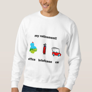 Rolig golfpension sweatshirt