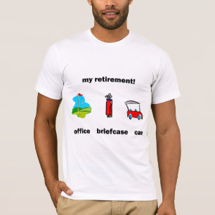 Rolig golfpension tee shirt