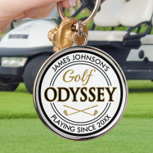 Rolig golfpresent med eget namn