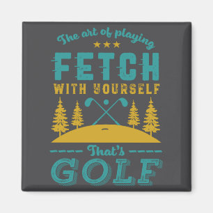 Rolig golfspelare Citat Golfare Älskar Golf Srt Magnet