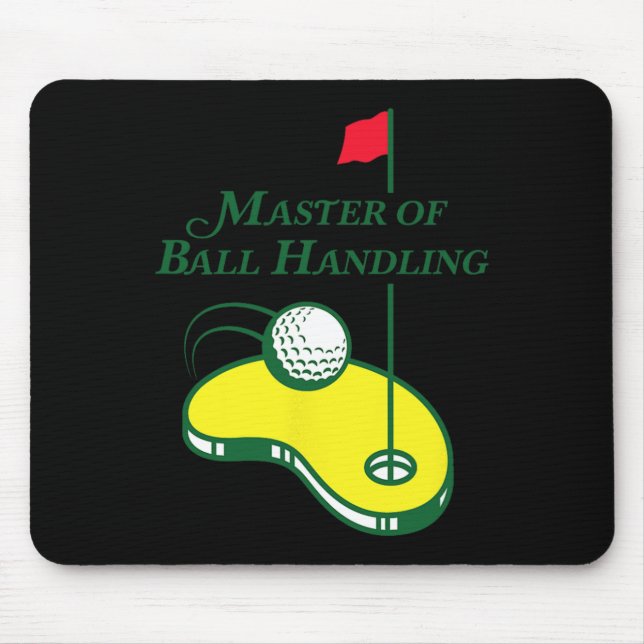 Rolig golftröja - Master Of Bollhantering För Män Musmatta (Framsidan)