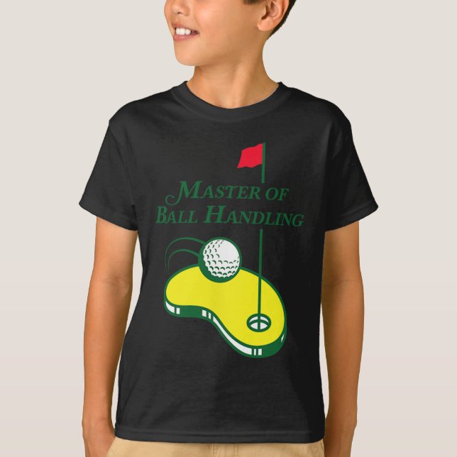 Rolig golftröja - Master Of Bollhantering För Män T Shirt (Framsida)