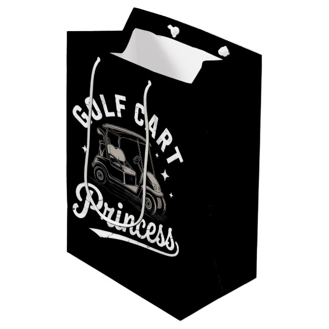 Rolig golfvagnsprinsessa Sarcastic golfande damer (Framsidan Vinklad)
