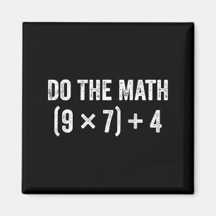 Rolig Gör Matte 67 Meme Magnet