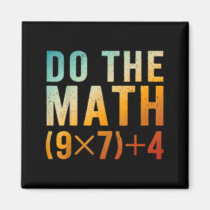 Rolig Gör Matten 67 Meme Sex Sju Lärare Män Magnet