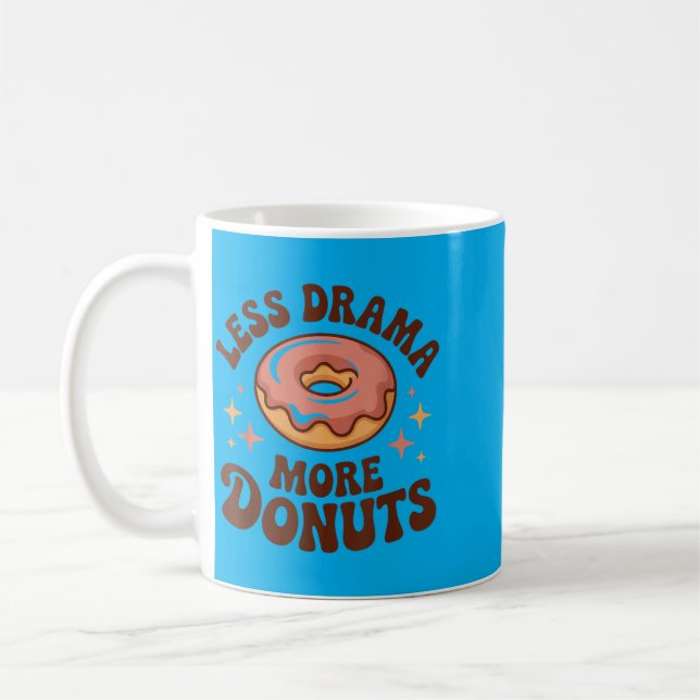 Rolig Gör Mindre Drama Mer Att Göra Kaffemugg (Vänster)