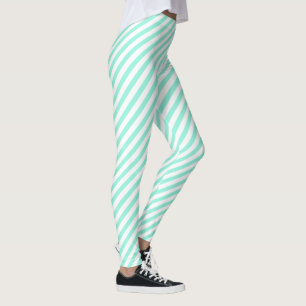 Rolig görad randig krickagröntDiagonal Leggings