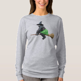 Rolig gorilla häxa t shirt
