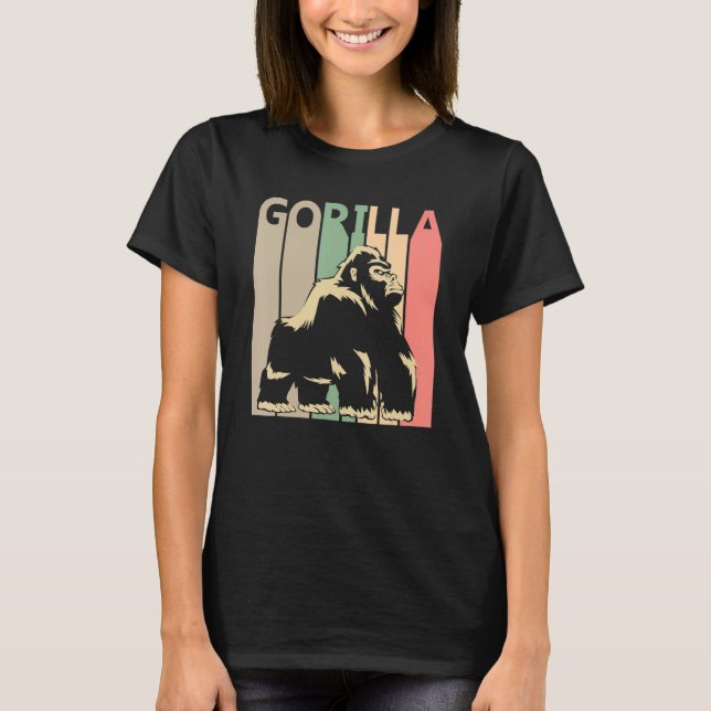 Rolig gorilladräkt t shirt (Framsida)