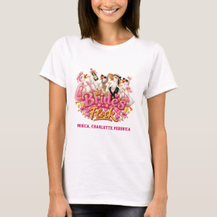 Rolig gosskickbrudens flock t shirt