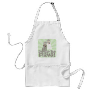 Rolig Got Flava Säger Salt och Peppar Tecknad Förkläde