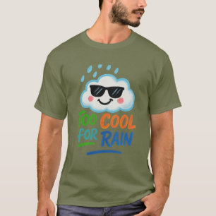 Rolig Grafik för Unisex Mörk T-Shirt