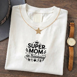 Rolig Grafik-T-shirt för Mamma T Shirt