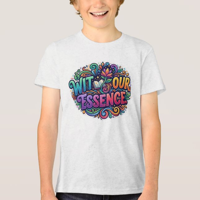 Rolig Grafik T-Shirt – Med Vår Kärna (Framsida)