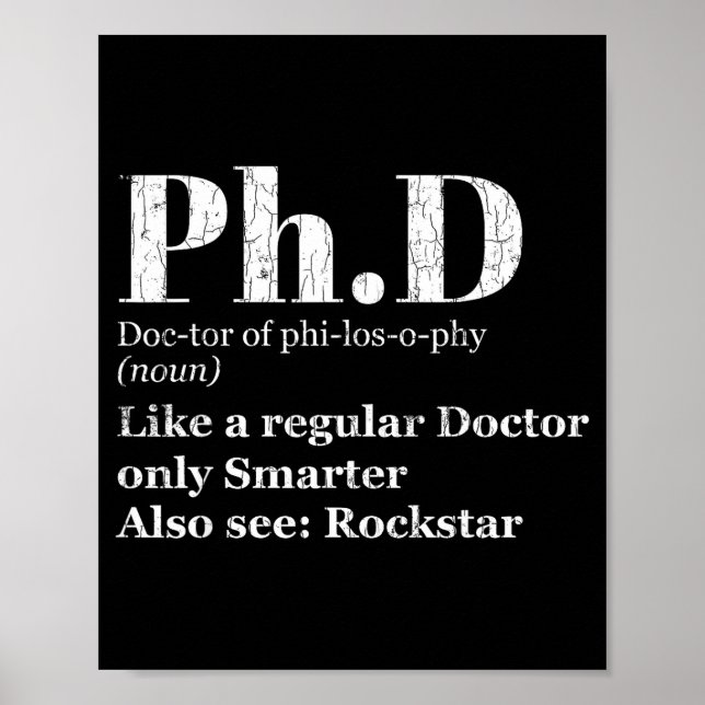 Rolig grafisk design för doktorandexamen  poster (Framsidan)