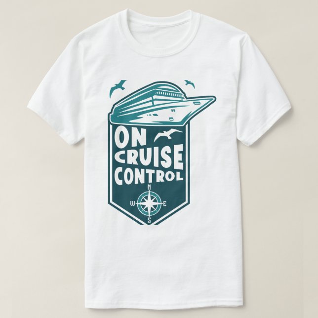 Rolig Grafisk Design Om Farthållare T Shirt (Design framsida)